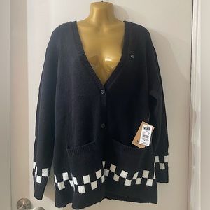 NEW WITH TAGS 🆕 Vans Lowcheck Cardigan M/L
